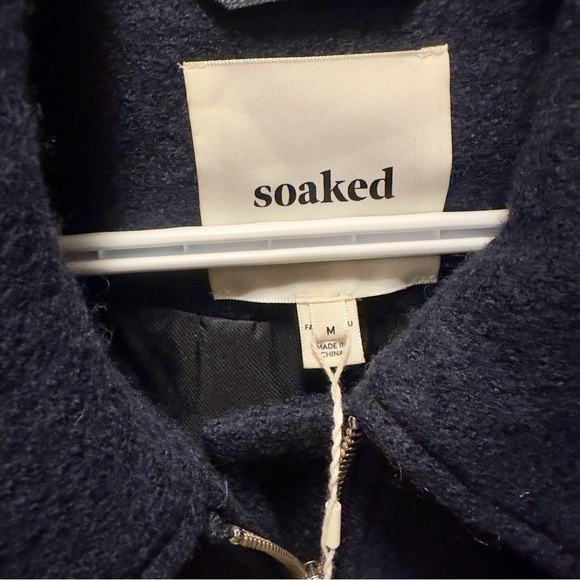 Soaked in Luxury Women's Dark Blue Utility Jacket - Picture 6 of 7